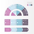 Infographics. Process chart module. Royalty Free Stock Photo