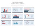 Infographics set it can be used for your design Royalty Free Stock Photo