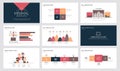 Infographics slide template 4 Royalty Free Stock Photo