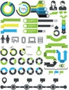 Infographics and statistic elements Royalty Free Stock Photo