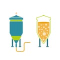 Infographics technology of beer production