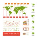 Infographics vector set illustration Royalty Free Stock Photo