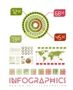Infographics vector set illustration Royalty Free Stock Photo
