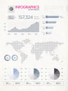 Infographics vector template