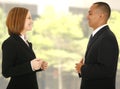 Informal Business Talk Royalty Free Stock Photo