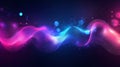 Information analytics visualizations with abstract streams of information, ball arrays, and binary code. Filtering Royalty Free Stock Photo