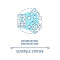 Information architecture concept icon