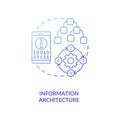 Information architecture concept icon