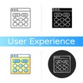 Information architecture icon