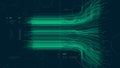 Information artificial neural network, cluster analysis of big data, computer intelligent technologies, vector illustration