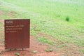 INFORMATION BOARD ALONGSIDE THE PATH AT THE NELSON MANDELA CAPTURE SITE IN HOWICK