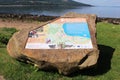 Information board promenade Brodick Isle of Arran Royalty Free Stock Photo