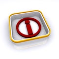 Information button Royalty Free Stock Photo