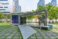 Information center outside the Busan Cinema Center or the BIFF`s headquarter or