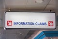 Information Claims Sign Royalty Free Stock Photo