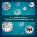 Information and Communications Technology concept Royalty Free Stock Photo
