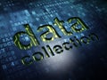 Information concept: Data Collection on digital