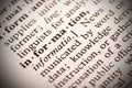 Information Definition Royalty Free Stock Photo