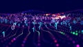 Information field, binary code, data encoding, data flow, digital security. Internet technology Royalty Free Stock Photo