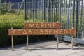 Information Marine Etablissement At Amsterdam The Netherlands 13-7-2020 Royalty Free Stock Photo