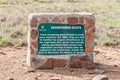 Information plaque in the Mountain Zebra National Park