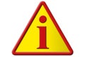 Information road sign