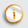 Information rounded button.