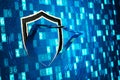 Information security, computer data protection, network firewall and hacking concept