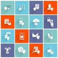 Information Security Icon Flat Royalty Free Stock Photo