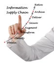 Information Supply Chain Royalty Free Stock Photo