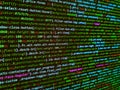 Information technology website coding standards for web design. Modern web network and internet telecommunication technology. Royalty Free Stock Photo