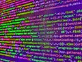 Information technology website coding standards for web design Programmer occupation job. Programming code typing. . Creat. Royalty Free Stock Photo