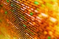 Information technology website coding standards for web design. Real Html code developing screen. Programmer Typing New Lines of Royalty Free Stock Photo