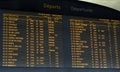 Information in a terminal of Roissy airport