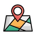 Information uncertainty, location Vector Icon which can easily modify or edit