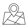 Information uncertainty, location Vector Icon which can easily modify or edit