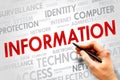 INFORMATION Royalty Free Stock Photo