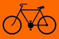 Informative bicycle mark.