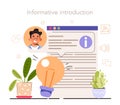 Informative introduction. Social media content manager guidance.