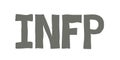 INFP and mediator personality and psychologic character of person - Introverted, Intuitive, Feeling, and Prospecting.