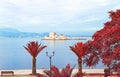 Infrared landscape of Nafplio town Argolis Greece