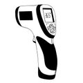 infrared non-contact thermometer, temperature measuring device