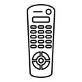 Infrared remote control icon, outline style