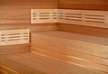 Infrared sauna cabin Royalty Free Stock Photo