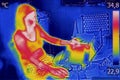 Infrared thermography image