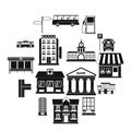 Infrastructure set icons Royalty Free Stock Photo