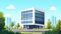 infrastructure streaming office building Royalty Free Stock Photo