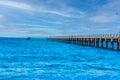 A jetty was connecting to oil ships for supplying oil in Dili Timor Leste