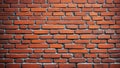 Rough Red Brick Wall Seamless Texture Background. AI Generation Royalty Free Stock Photo