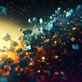 Infuse your digital space with whimsy and charm with cute glitter backgrounds Royalty Free Stock Photo